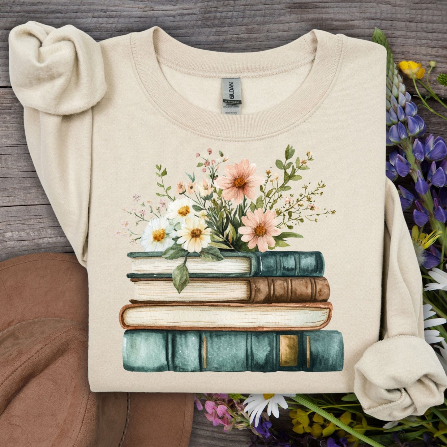 Vintage Cozy Reading Sweatshirt