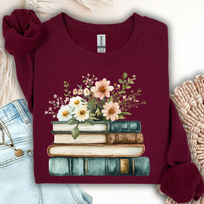 Vintage Cozy Reading Sweatshirt