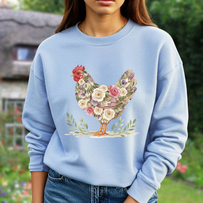 Vintage Farmhouse Hen Sweatshirt