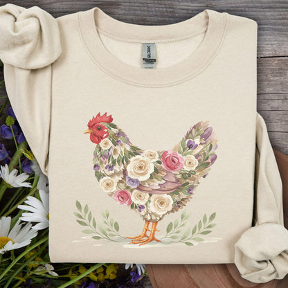 Vintage Farmhouse Hen Sweatshirt