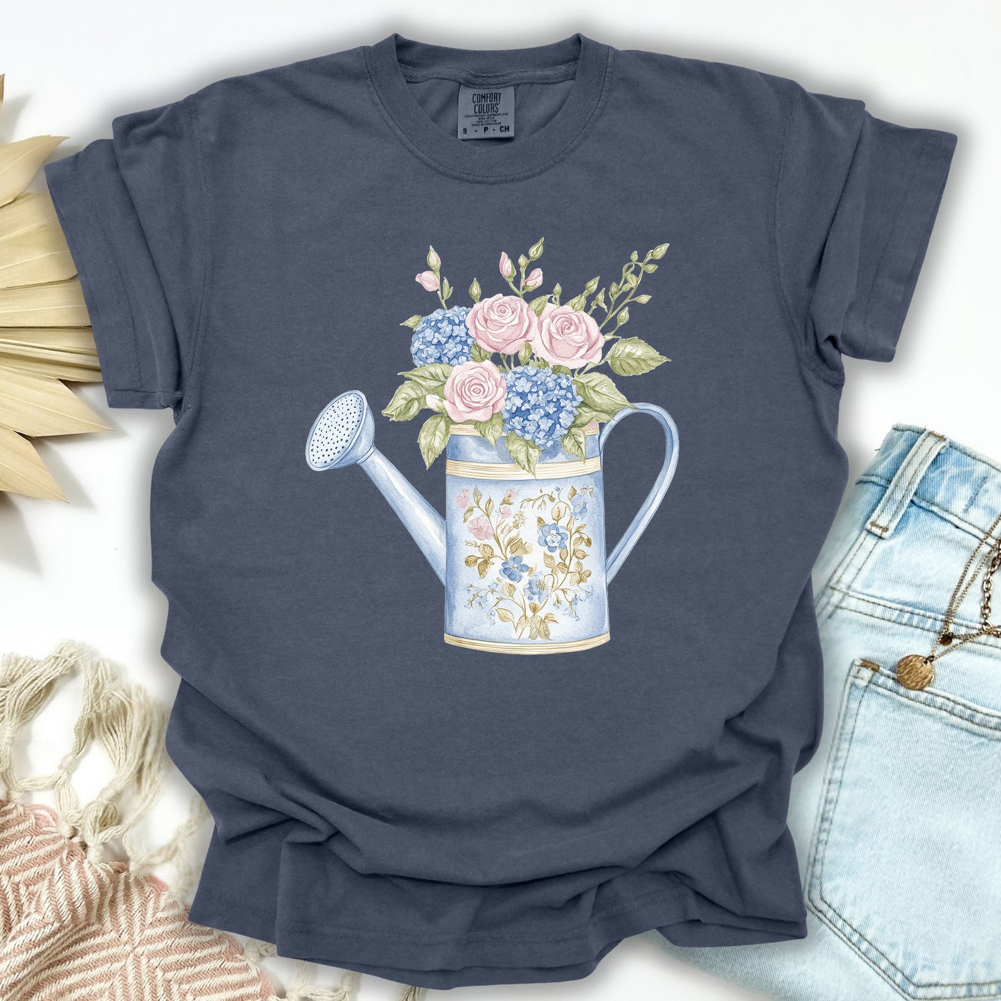 Vintage Garden Watering Can T-Shirt
