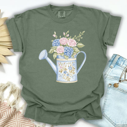 Vintage Garden Watering Can T-Shirt