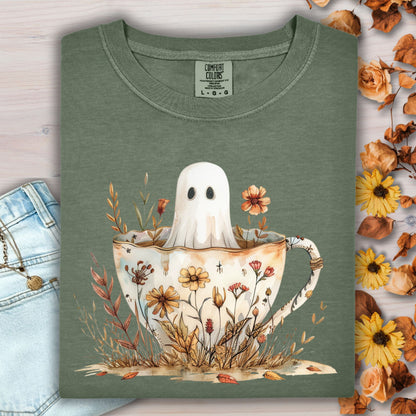 Vintage Ghost & Teacup T-Shirt