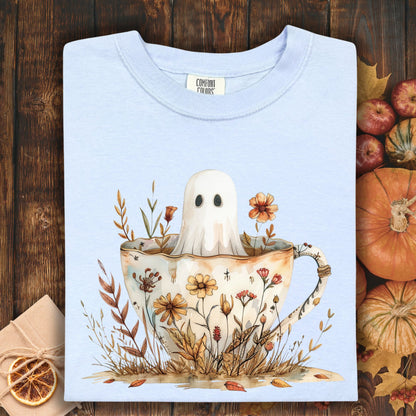 Vintage Ghost & Teacup T-Shirt