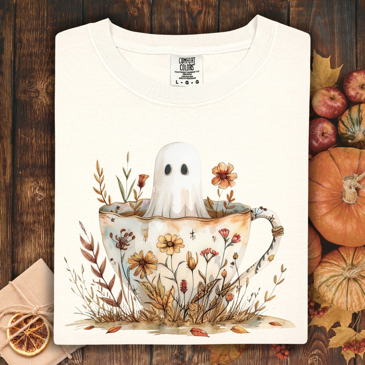Vintage Ghost & Teacup T-Shirt