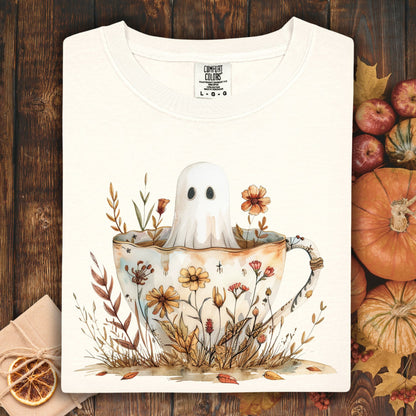 Vintage Ghost & Teacup T-Shirt