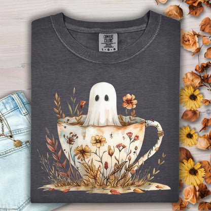 Vintage Ghost & Teacup T-Shirt