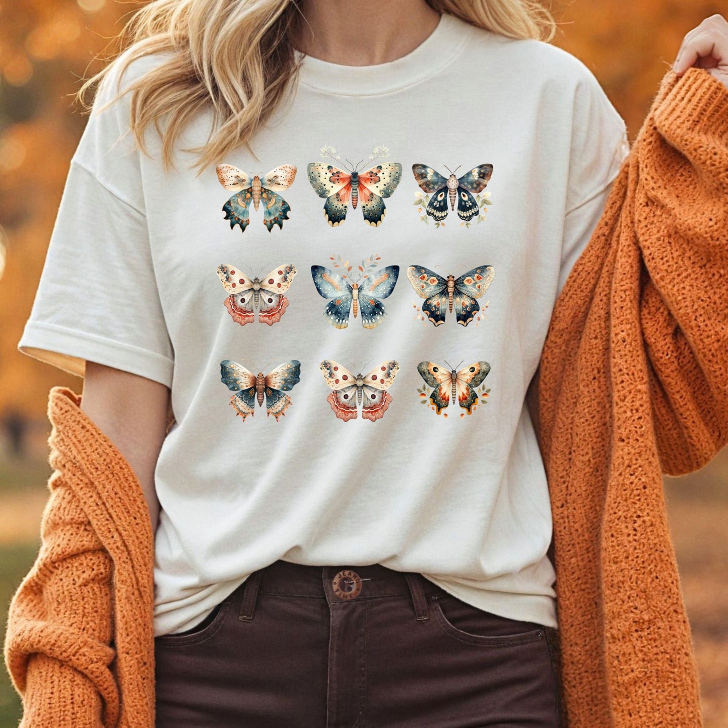 Vintage Moth Artwork T-Shirt