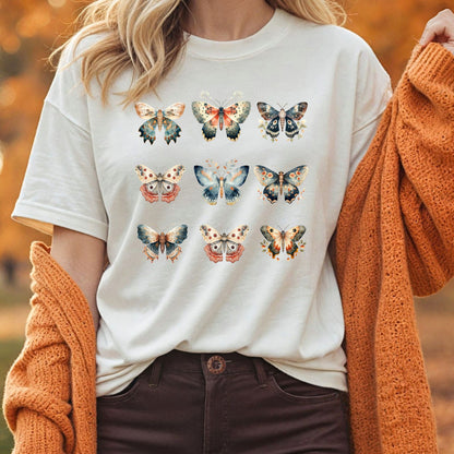 Vintage Moth Artwork T-Shirt