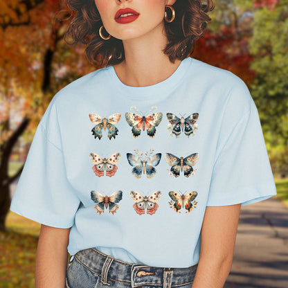 Vintage Moth Artwork T-Shirt