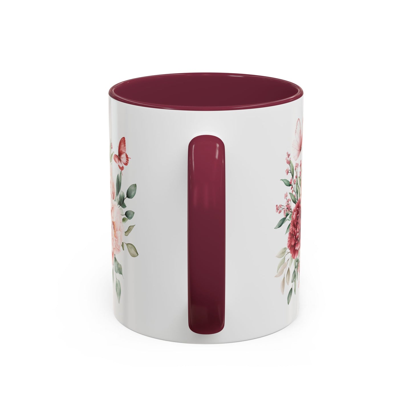 Vintage Peony & Butterflies Bouquet 11 & 15 oz. Mug
