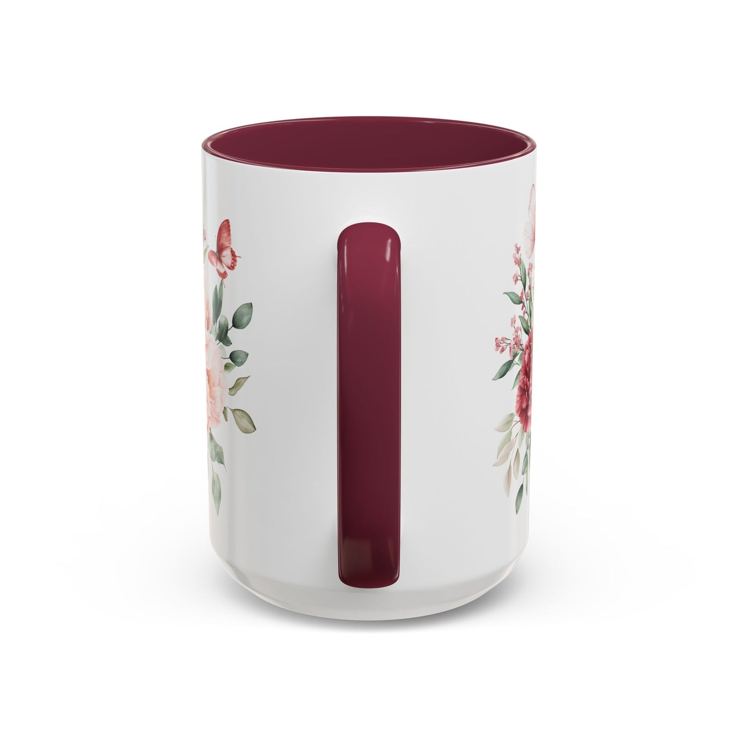 Vintage Peony & Butterflies Bouquet 11 & 15 oz. Mug