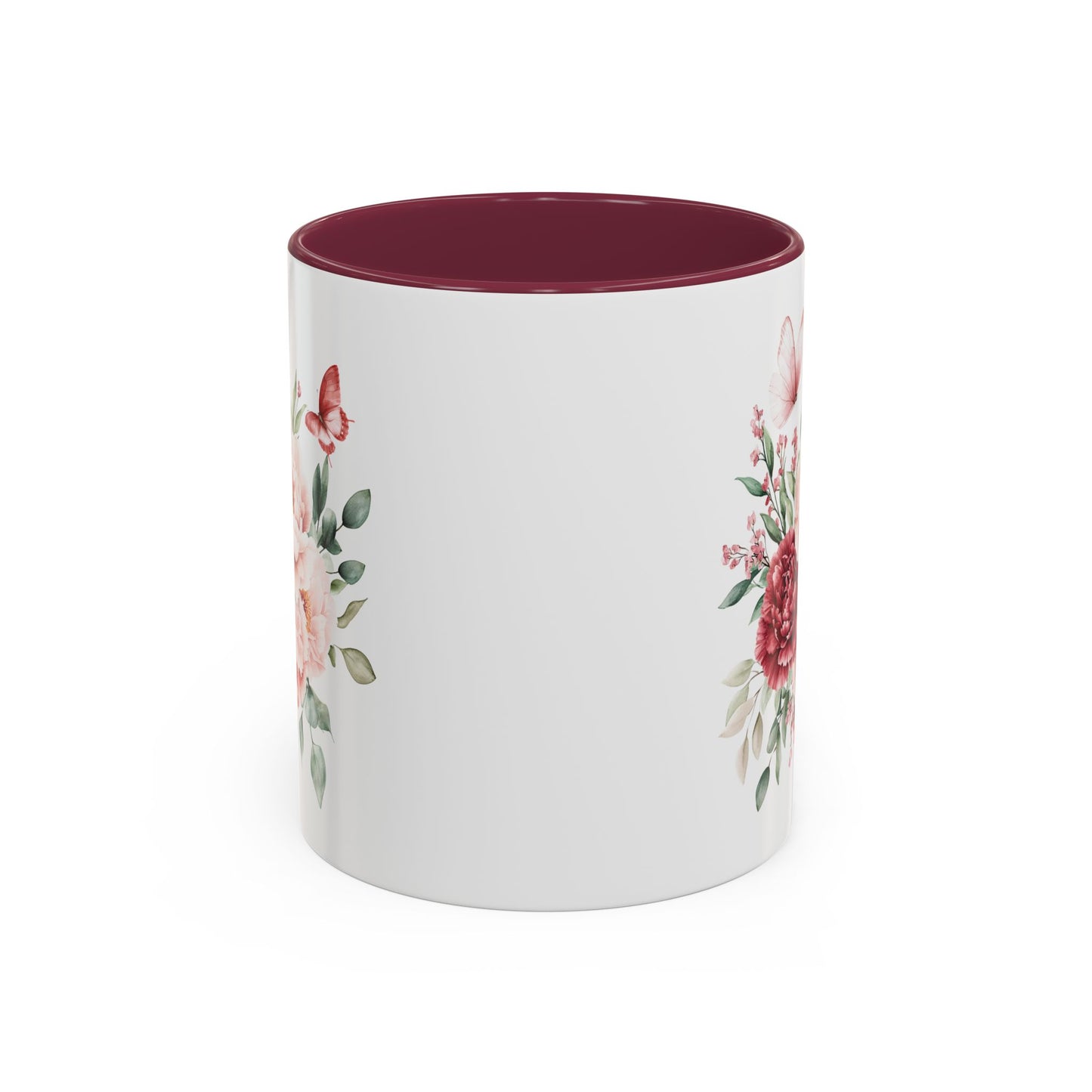 Vintage Peony & Butterflies Bouquet 11 & 15 oz. Mug