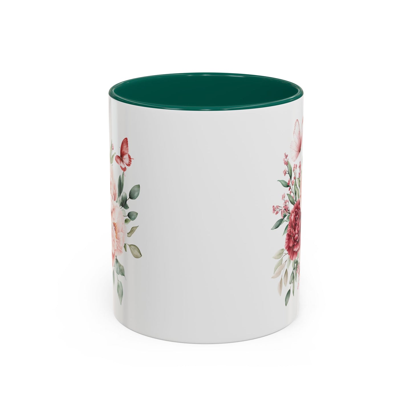 Vintage Peony & Butterflies Bouquet 11 & 15 oz. Mug