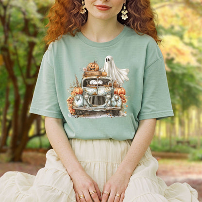 Vintage Pumpkin Pickup Truck T-Shirt