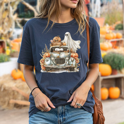 Vintage Pumpkin Pickup Truck T-Shirt