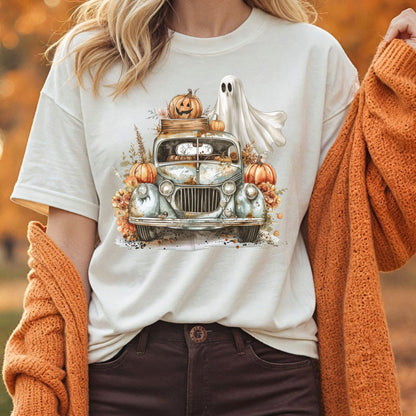Vintage Pumpkin Pickup Truck T-Shirt