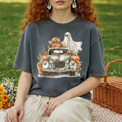 Vintage Pumpkin Pickup Truck T-Shirt