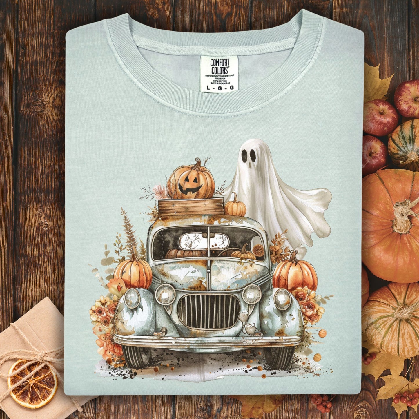 Vintage Pumpkin Pickup Truck T-Shirt