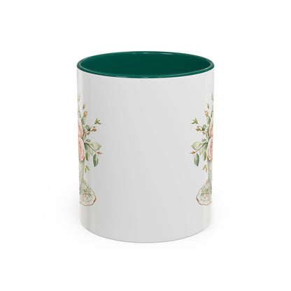 Vintage Rose Bouquet Teacup Mug (11oz & 15oz)