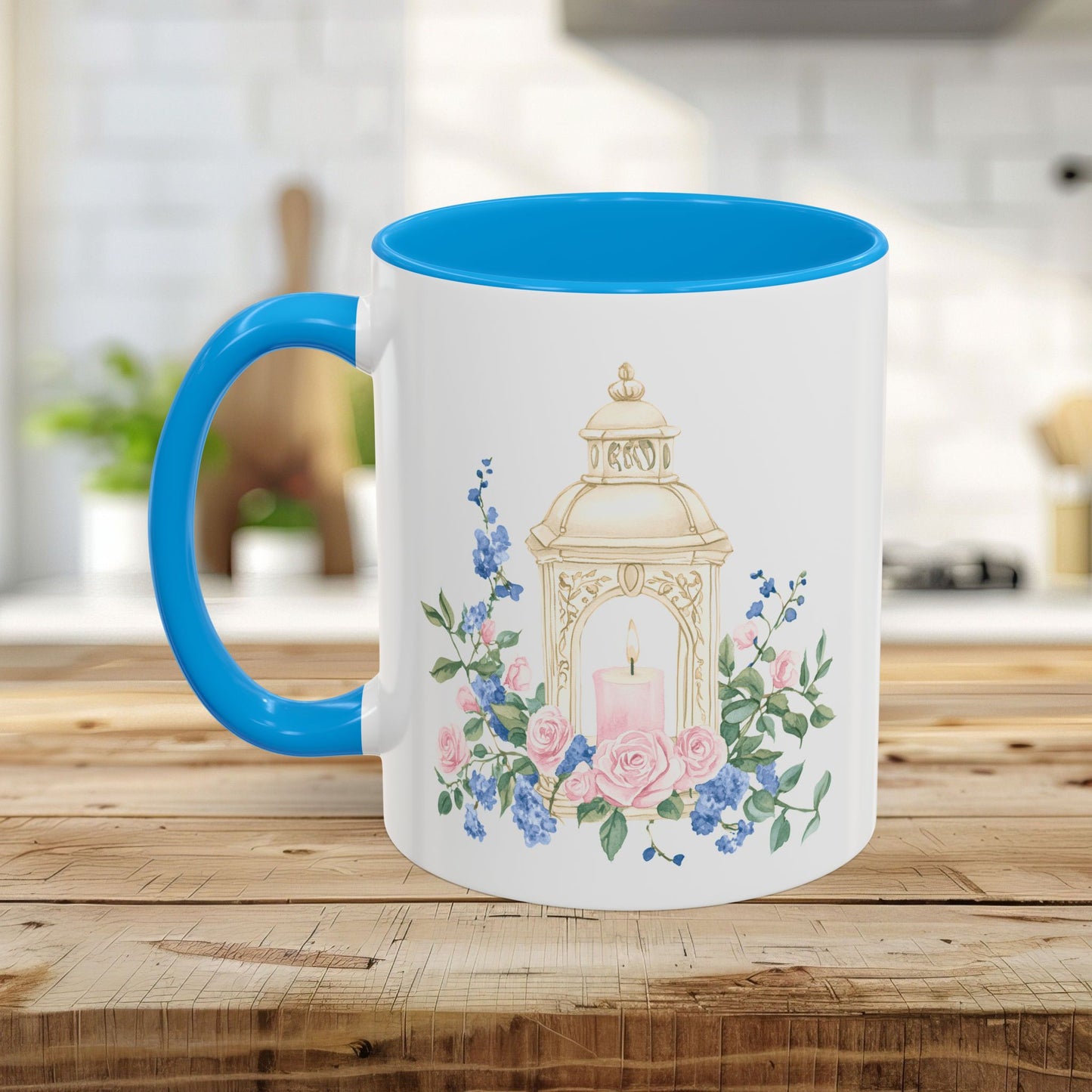 Vintage Spring Garden Lantern Mug (11/15oz)