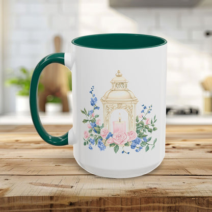 Vintage Spring Garden Lantern Mug (11/15oz)