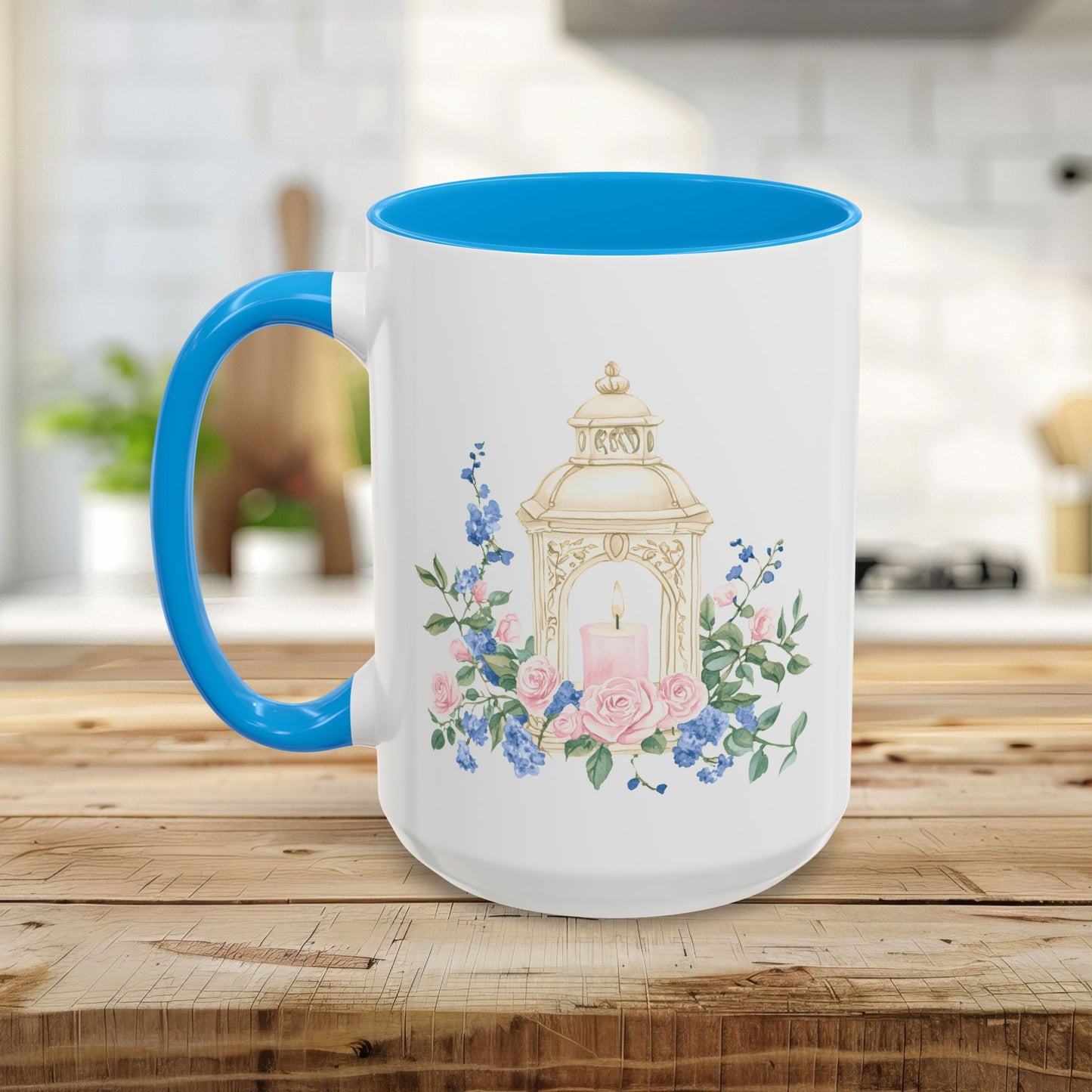 Vintage Spring Garden Lantern Mug (11/15oz)