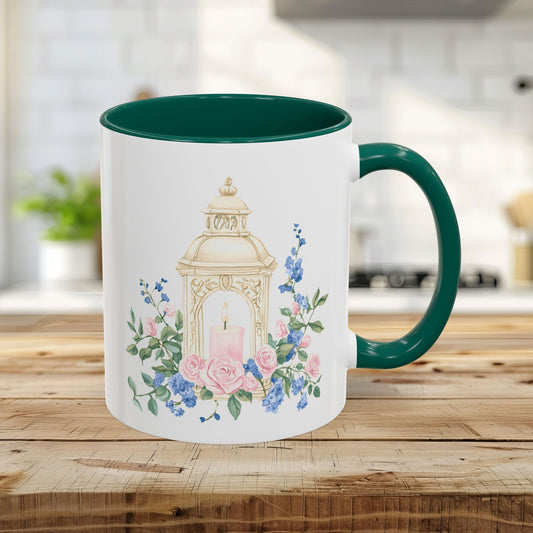Vintage Spring Garden Lantern Mug (11/15oz)