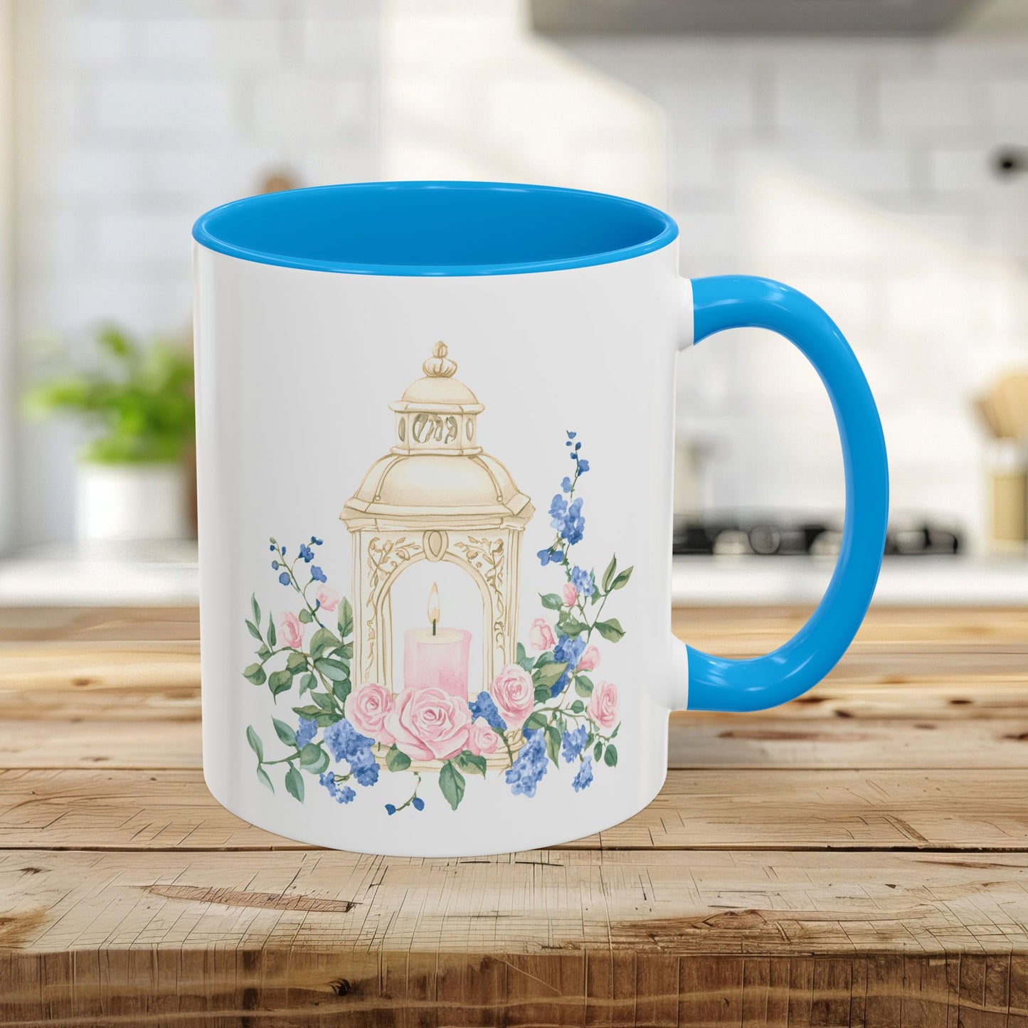 Vintage Spring Garden Lantern Mug (11/15oz)