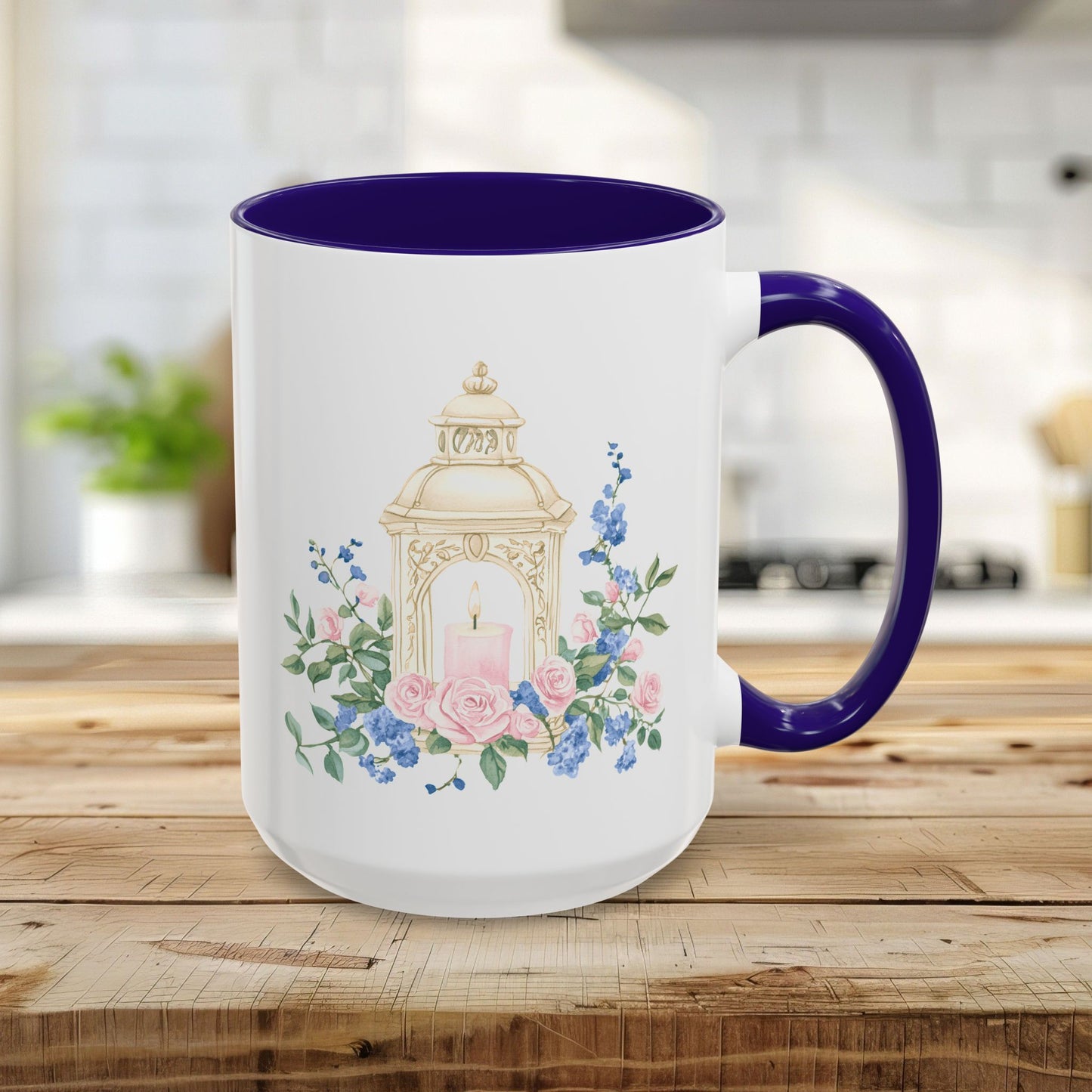 Vintage Spring Garden Lantern Mug (11/15oz)