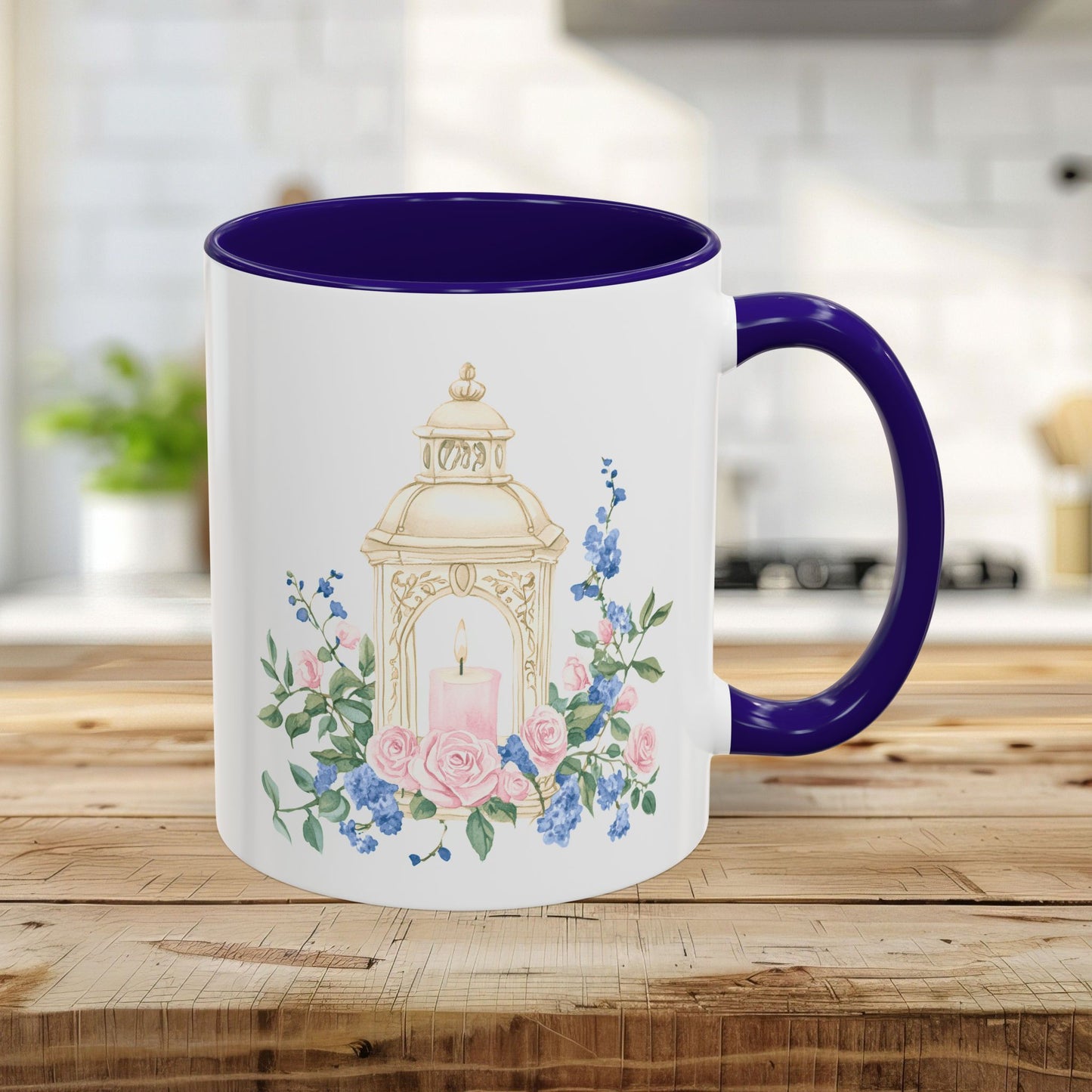 Vintage Spring Garden Lantern Mug (11/15oz)