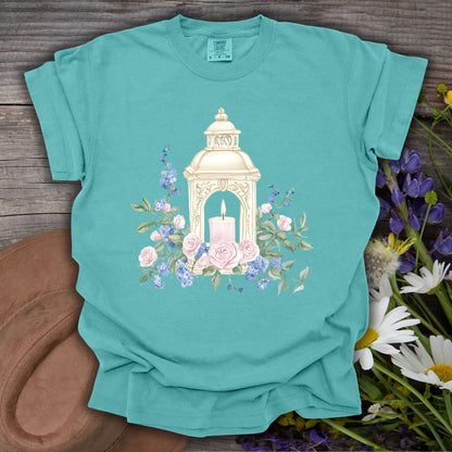 Vintage Spring Garden Lantern T-Shirt