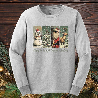 Vintage 'Twas the Night Before Christmas Long Sleeve Tee