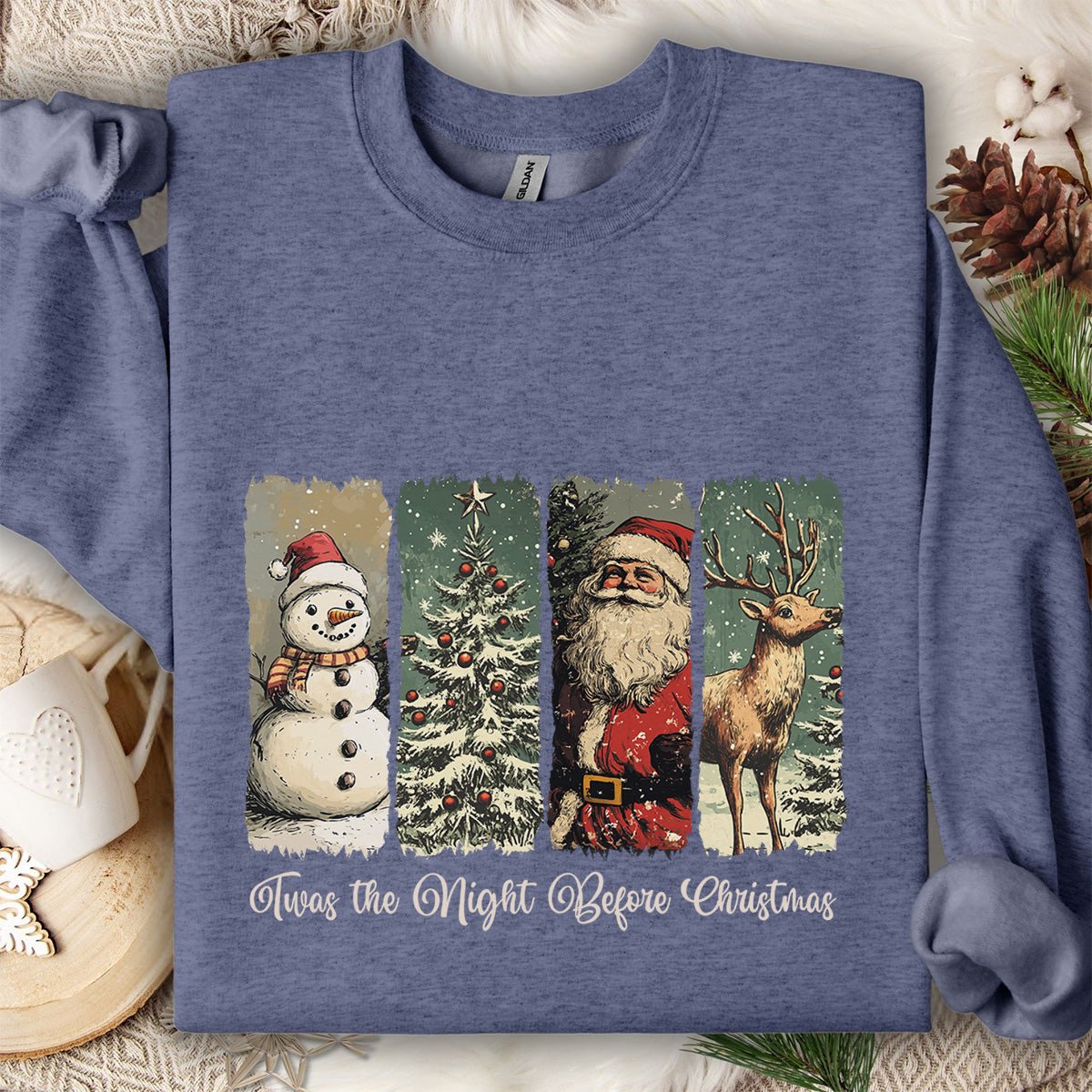 Vintage 'Twas the Night Before Christmas Sweatshirt
