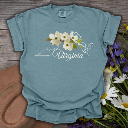 Virginia State Flower T-Shirt - American Dogwood