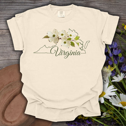 Virginia State Flower T-Shirt - American Dogwood