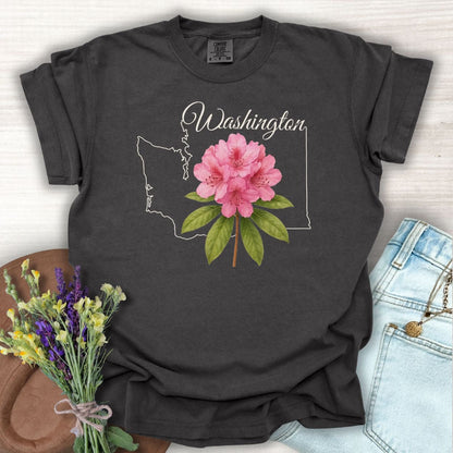 Washington State Flower T-Shirt - Rhododendron