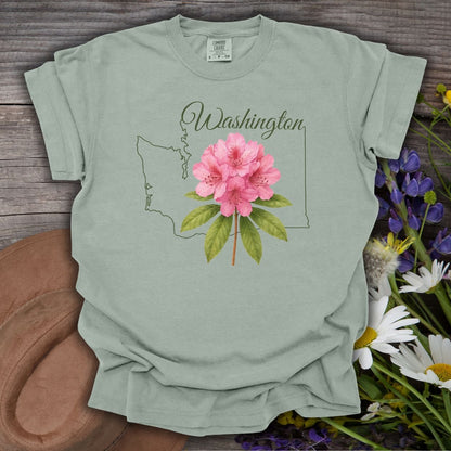 Washington State Flower T-Shirt - Rhododendron