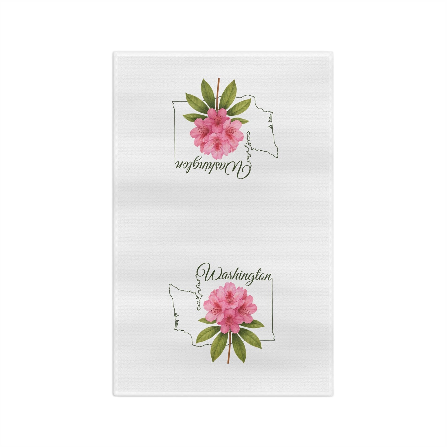 Washington State Flower Tea Towel – Rhododendron