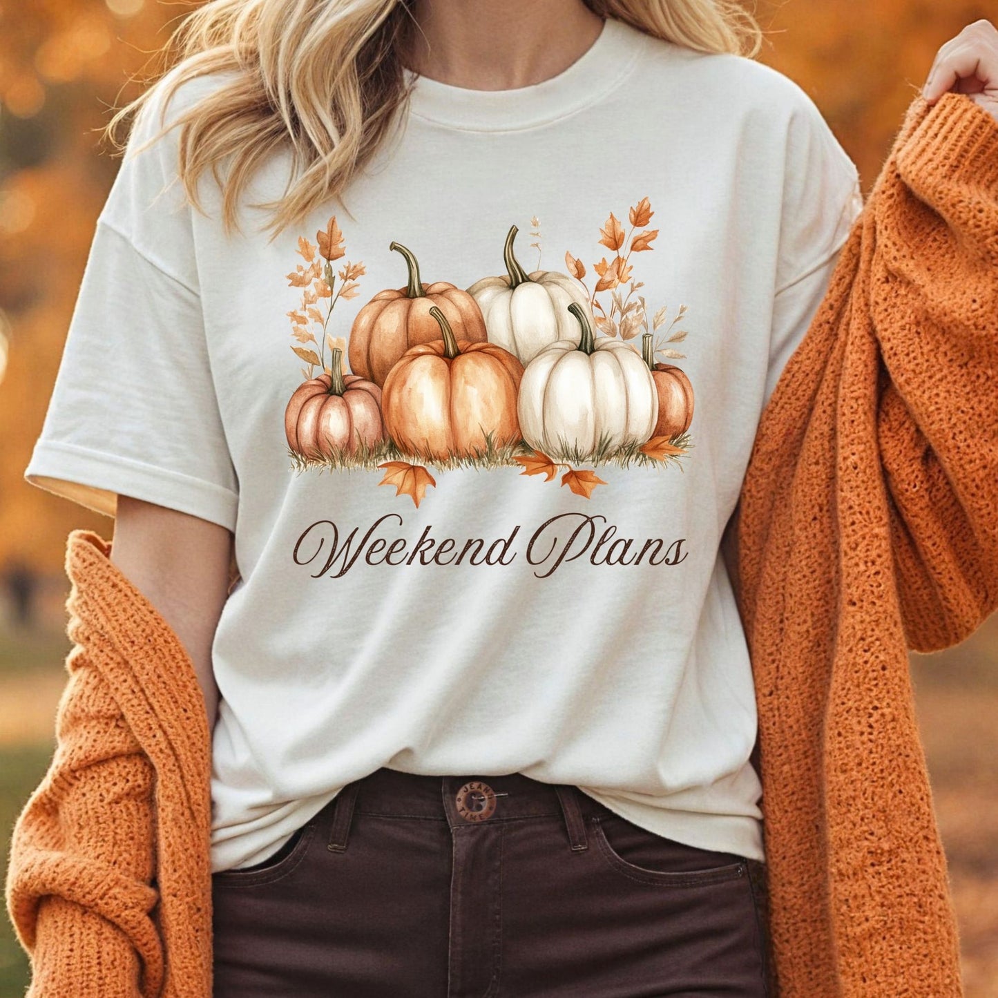 Weekend Plans Pumpkin Patch T-Shirt