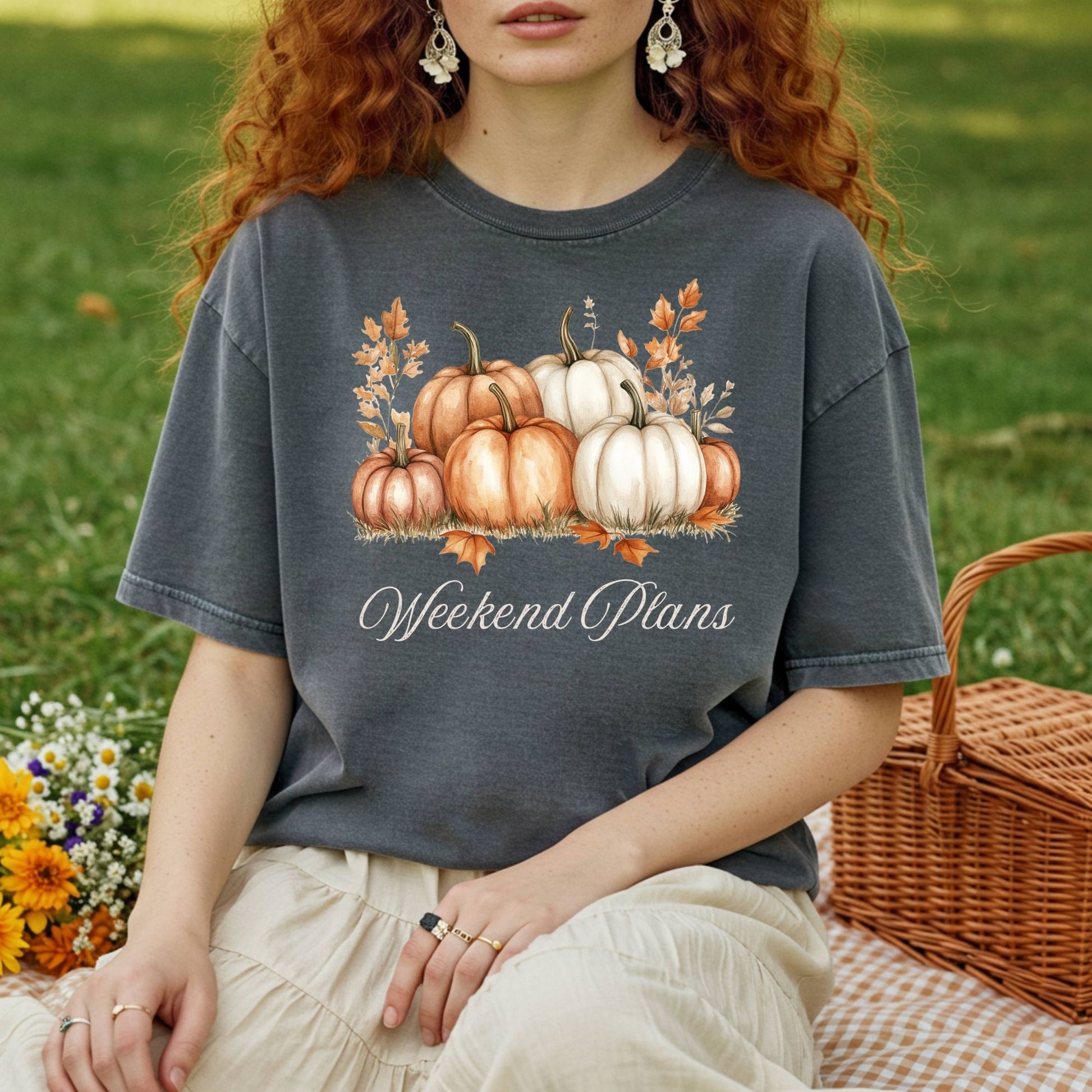 Weekend Plans Pumpkin Patch T-Shirt