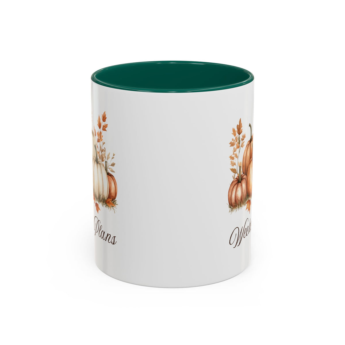 Weekend Plans Watercolor Pumpkin Mug (11/15oz)