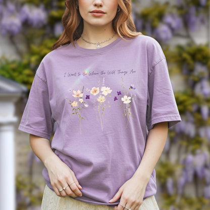 Wild Petal Threads T-Shirt Where the Wild Things Are T-Shirt