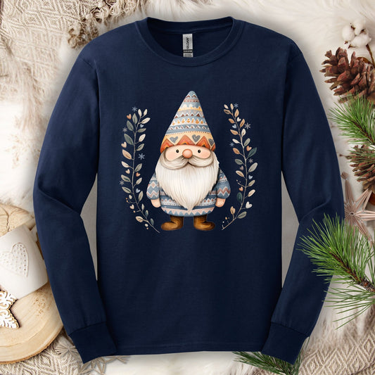 Whimsical Woodland Gnome Long Sleeve Tee