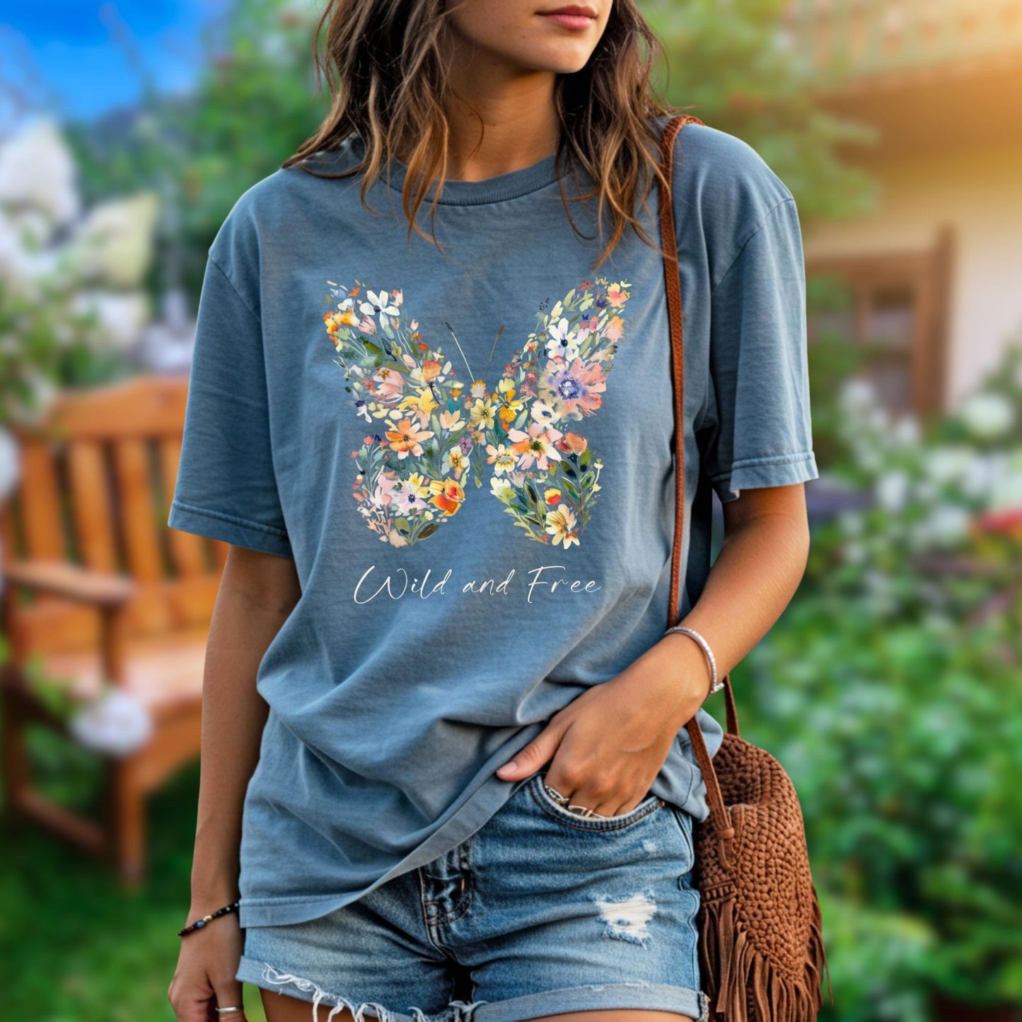 Wild & Free Butterfly T-Shirt