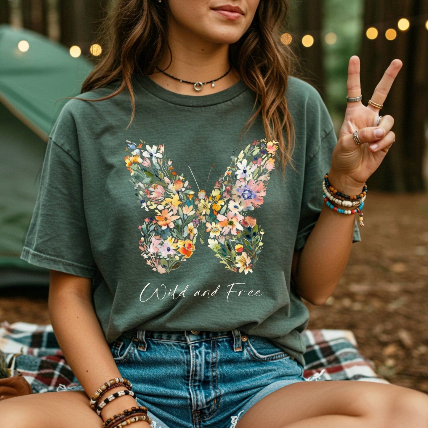Wild & Free Butterfly T-Shirt