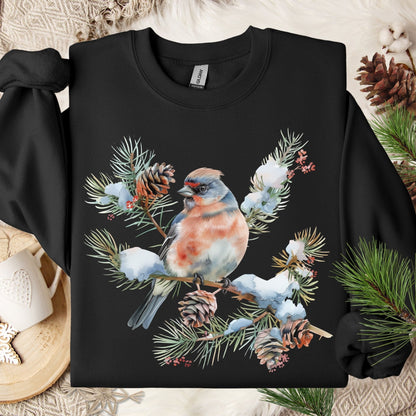 Winter Eastern Bluebird Sweatshirt