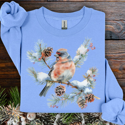 Winter Eastern Bluebird Sweatshirt
