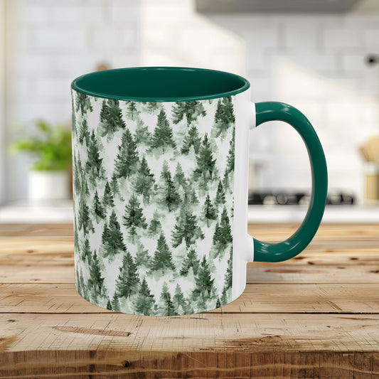 Winter Evergreen Forest 11 & 15 oz. Mug