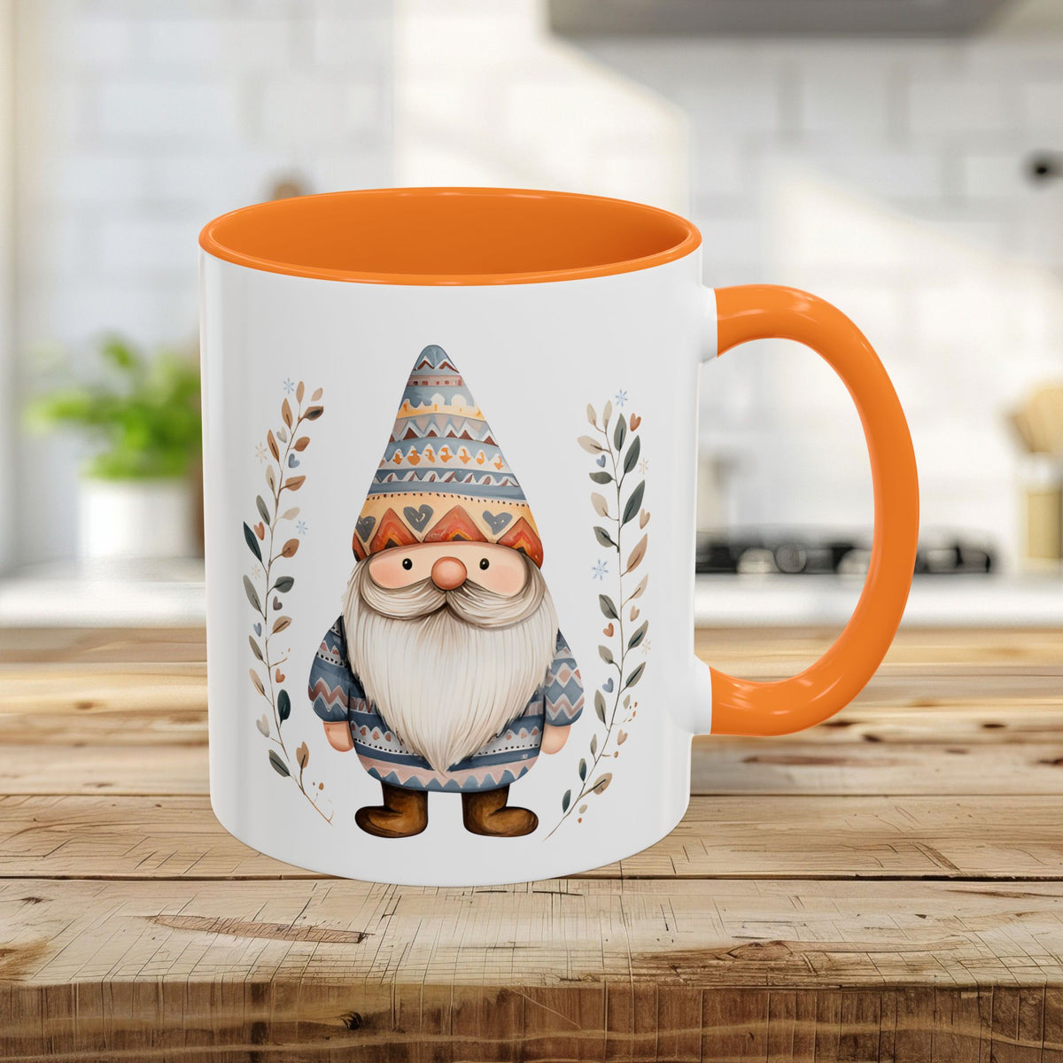 Winter Fair Isle Gnome Mug (11/15oz)